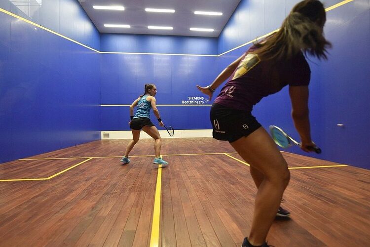 squash court game
